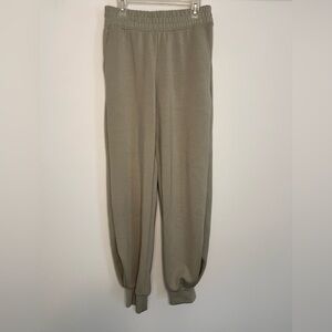 Rae Mode Light Green/Gray Casual Joggers